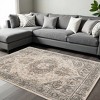 Gray And Beige Medallion Area Rug - 2 of 4
