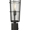 Z-Lite Helix 1 - Light Post Light in  Black - 4 of 4
