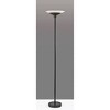 Adesso Solar Torchiere (Includes LED Light Bulb) Black: Modern Metal & Glass, ETL Listed, Dimmable - image 2 of 4