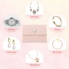 Unique Bargains Velvet Portable Earrings Bracelets Snap Button Jewelry Storage Bag 12 Pcs - 4 of 4