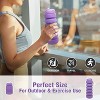 MaseiKar Collapsible Travel Water Bottle Reusable Silicone Water Bottles FDA Authentication BPA Free 20oz - 4 of 4