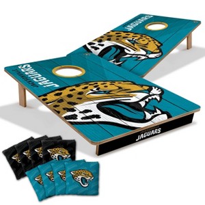 NFL Jacksonville Jaguars 2'x3' Wood Toss Game Set - 1 of 4