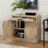 Mason Peak 2 Door Office Storage Cabinet Prime Oak - Sauder: Adjustable Shelf, Melamine Surface - 2 of 4