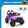 12V Kids Ride on Truck, 3 Speeds Electric Ride on Car with Parent Remote Control, Headlight, Music, Ride on Vehicle Toy for Kids Aged 3-8 - 2 of 4