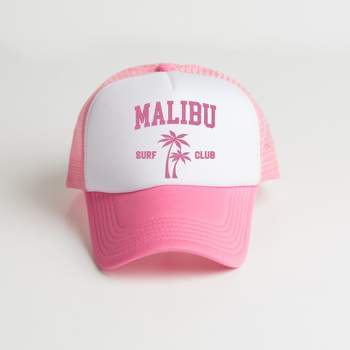 Women's Embroidered Malibu Surf Club Foam Trucker Hat