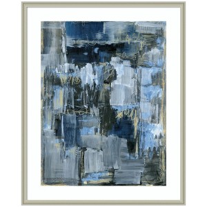 Kate and Laurel Framed Art Thunder Only Happens When its Raining by Leah Nadeau, 34x42, Florence Silver - 1 of 4