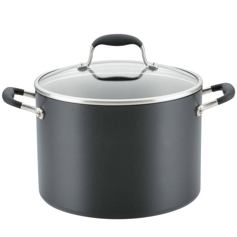 Anolon Advanced Home 10qt Covered Stockpot Onyx, 1 of 9