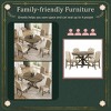 Retro Style Dining Chair Set with 4 Upholstered Chairs for Dining Room - 2 of 4