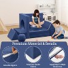 Modular Kids Play Couch 12PCs - Toddler Sectional Sofa with Soft Removable Covers, Space-Saving Playroom Furniture for Nap Time - Easy Assembly - 3 of 4