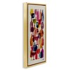 Stupell Industries Layered Wine Glasses Painting Floating Frame Canvas Art, Gold, 15" x 31" - 2 of 4