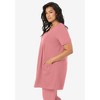 Roaman's Women's Plus Size Two Pocket Soft Knit Tunic - 4 of 4