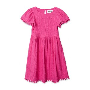 Lands' End Kids Lace Short Sleeve Dress - 1 of 3