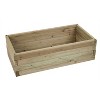 LuxenHome Wood 2.7ft x 1.3ft Raised Garden Bed Brown - image 4 of 4