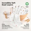 KeaBabies 6-Pack Cami Baby Washcloths for Newborn, 10x10 Organic Cotton Face Wash Cloths for Babies, Soft & Absorbent Baby Bath Towels - 2 of 4