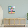 Stupell Industries Looking Good Flamingo Tropical Canvas Art, 24" x 30" - 3 of 4
