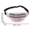 Unique Bargains Stylish Multi-Color Iridescent Holographic Sports Waist Bag 1 Pc - 3 of 4