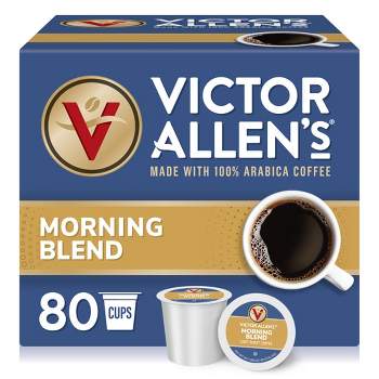 Victor Allen's Coffee Morning Blend Single Serve Coffee Pods, 80 Ct