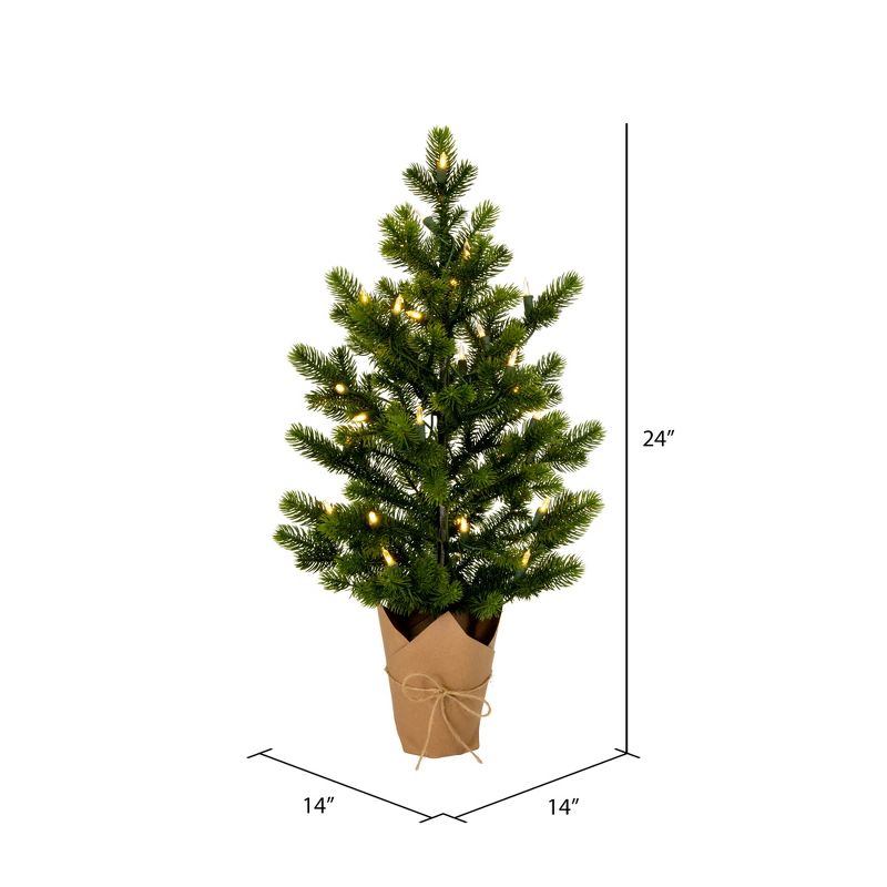 Vickerman Bryson Spruce Artificial Christmas Tree, 3 of 6
