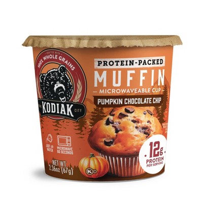 Kodiak Cakes Protein-Packed Pumpkin Dark Chocolate Muffin Power Cup - 2.36oz
