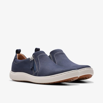 Женские кроссовки Clarks Womens Nalle Lilac Navy Nubuck Sneakers 8 Medium — фото 5