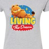 Women's - Garfield - Living The Dream Fitted Graphic T-Shirt - 2 of 3