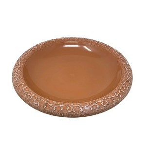 Tierra Garden 19" Dia Terra Cotta Fiber Clay Birdbath Top - 1 of 4