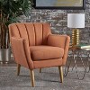 NicBex Swivel Accent Chair,Upholstered Skirted Swivel Chair with Removable Back Cushion,360 Degree Armchair for Living Room,Nursery,Office - 2 of 4