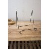Wire Easel with Brass Finish Large 9.5"H Gunmetal Gray Decorative Display Stand, Set of 6 by Kalalou - 2 of 3