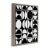 Stupell Industries Black & White Arch Pattern Floating Frame Canvas Art - 2 of 4