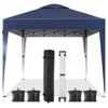 10x10FT Pop Up Canopy Tent,Height Adjustable Sun Shade Shelter with Top Vent,Portable Instant Canopy with Wheeled Carry Bag for Patio,Garden - 2 of 4