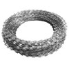 VidaXL BTO-22 Clipped Concertina Razor Wire Galvanized Steel 196.9' - 2 of 4