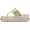 Journee Women's Carah Flip Flop Wedge Sandals - 2 of 4