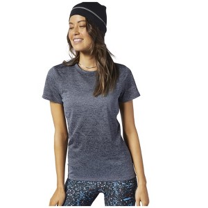 Reebok Womens OSR Knit Basic T-Shirt, Grey, X-Small - 1 of 4