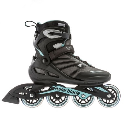 Rollerblade Zetrablade W Womens Adult Fitness Inline Skate, Size 9, Black, Blue