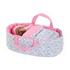 Corolle 12" Carry Bed Flowered - 111160 - 2 of 2