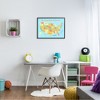 Stupell Industries United States of America USA Kids Map Black Framed Giclee Art - 2 of 4