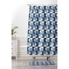 Deny Designs Schatzi Brown Geo Quilt Memory Foam Bath Mat Denim Blue - 4 of 4