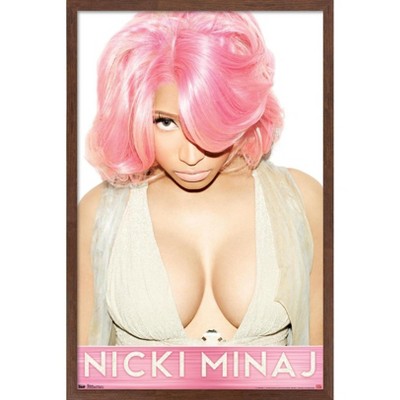 Trends International Nicki Minaj - Pink Framed Wall Poster Prints