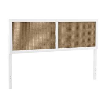Serena Wood and Cane Panel Headboard - Hillsdale Furniture