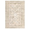 EcoSummer 60 × 84 in Washable Area Rug for Living Room Bedroom – Soft Non-Slip Carpet for Indoor Floor, Cozy Polyester Rug for Dining Room, Beige - 2 of 4
