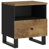 vidaXL Bedside Cabinet Solid Wood Mango&Engineered Wood - 2 of 4