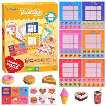 Fun Little Toys Valentine's Day Food Themed Stickers Set