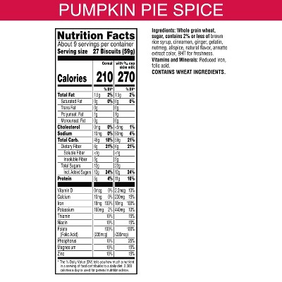 Kellogg's Frosted Mini-Wheats Pumpkin Spice Breakfast Cereal - 20oz