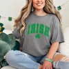 Simply Sage Market Women's Irish Varsity Grunge Short Sleeve Garment Dyed Tee - 2 of 4
