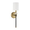 Savoy House Tivoli 1 - Light Wall Light in  Matte Black/Warm Brass - 4 of 4