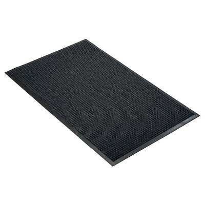 Charcoal Solid Doormat - (4'x6') - HomeTrax