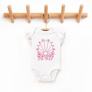 The Juniper Shop Grow Wild Sun Child Baby Flutter Sleeve Bodysuit - 1 of 2