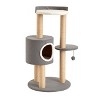 Two by Two Ashville - Gray Scratching Post Cat Furniture - 39.4 in. Tall - 4 of 4