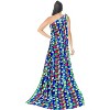 LA LEELA Women's Bikini Beach Wrap Swimwear Cover up Bathing suit Summer Wraps Swimsuit Sarong Skirts for Women One Size Blue, Floral - 2 of 4