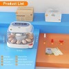 HOMDOX Egg Incubator 12 Eggs w/Auto-Egg-Turner & Temperature & Humidity Control LED Display for Hatching Chicken|Duck|Goose Eggs with Kettle Sprinkler - 2 of 4